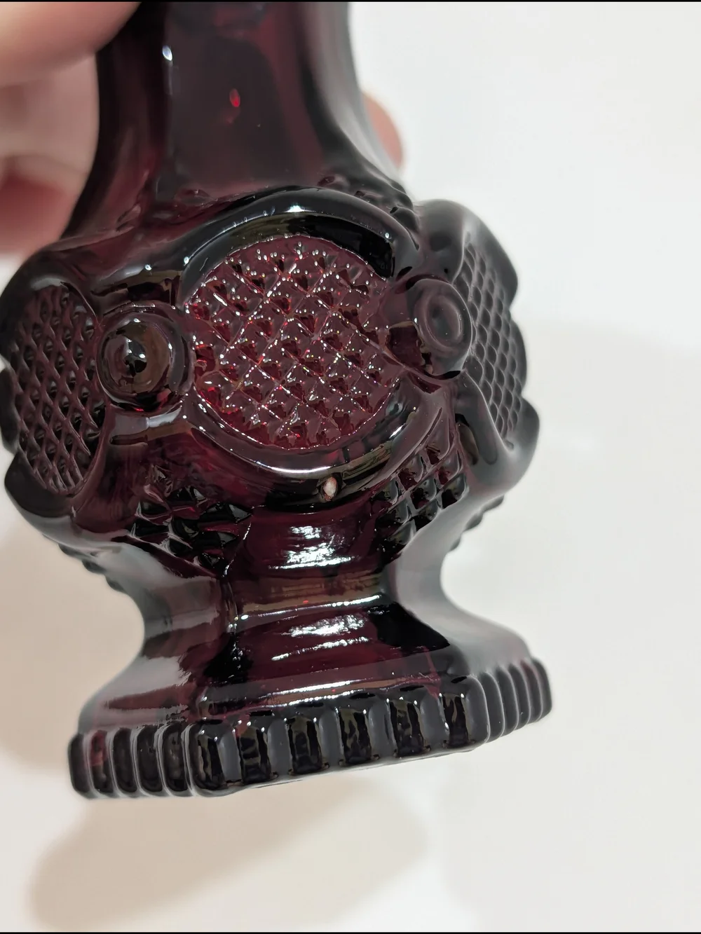 Sold Avon Cape Cod Red Glass Salt and Pepper Shakers - Vintage-Style Home Accent
